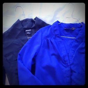Two Sheer Blouses- Medium